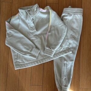 Adidas Cream Matching Set Sweatpants